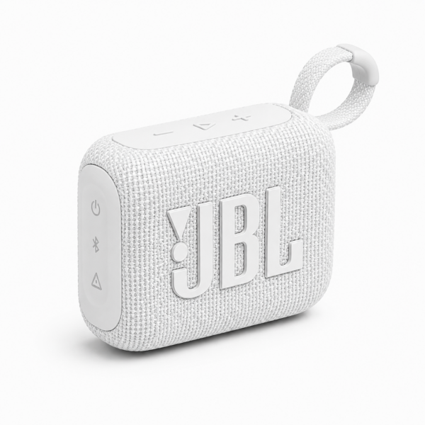 JBL GO 4 Portable Bluetooth Speaker White